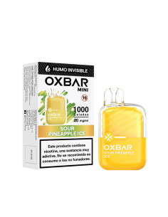 Pod Desechable Oxbar Sin Humo – Sour Pineapple Ice · Perfil fresco y calada directa