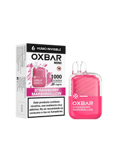 Pod Desechable Oxbar Sin Humo – Strawberry Marshmallow · Perfil suave y calada directa