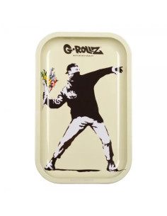 Bandeja Para Liar G-Rollz banksys Flower Thrower Mediano (17.5x27.5) | Bengalaspain