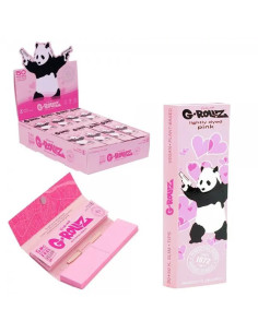 Pack Papel de Liar + Cartón para Boquillas G-Rollz Banksy Panda Gunnin Pink