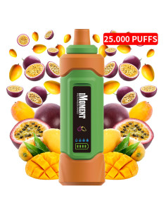 Pod Desechable iMoment Xixa DTL – Passion Fruit Mango · Perfil tropical y calada abierta