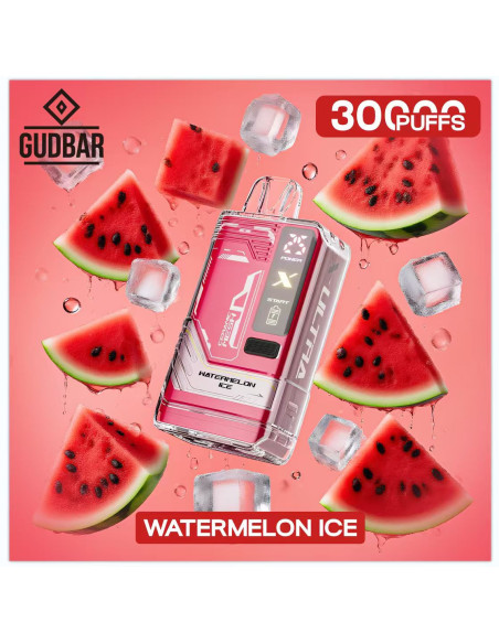 Pod Desechable Gudbar – Watermelon Ice · Calada directa y perfil suave