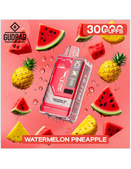 Pod Desechable Gudbar – Watermelon Pineapple · Calada directa y perfil afrutado
