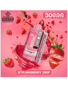 Pod Desechable Gudbar – Strawberry Drif · Calada directa y perfil afrutado