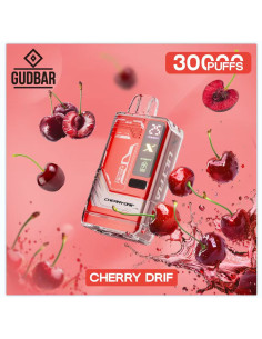 Pod Desechable Gudbar – Cherry Drif · Calada directa y perfil equilibrado