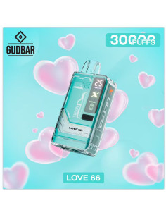 Pod Desechable Gudbar – Love 66 · Calada directa y perfil afrutado