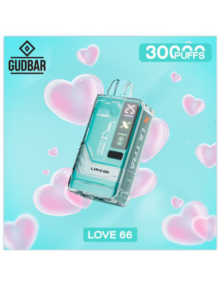 Pod Desechable Gudbar – Love 66 · Calada directa y perfil afrutado