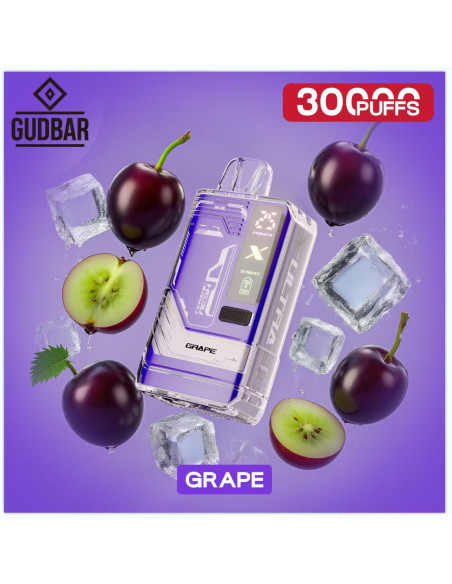 Pod Desechable Gudbar – Grape · Calada directa y perfil afrutado