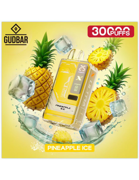 Pod Desechable Gudbar – Pineapple Ice · Calada directa y perfil fresco