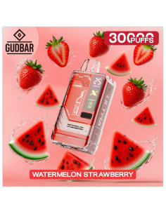 Pod Desechable Gudbar – Watermelon Strawberry · Calada directa y perfil afrutado