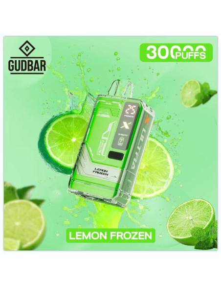 Pod Desechable Gudbar – Lemon Frozen · Calada directa y perfil cítrico