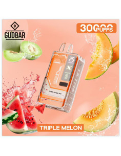 Pod Desechable Gudbar – Triple Melon · Calada directa y perfil afrutado
