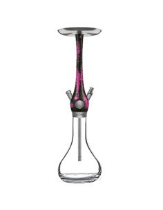 CACHIMBA WOOKAH BLACK/PINK SMOOTH | BENGALASPAIN