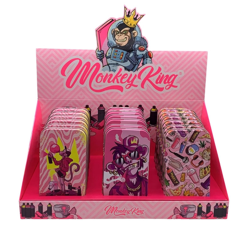 Caja metálica Monkey King Tin Pink | Comprar online