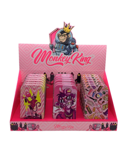 Caja metálica Monkey King Tin Pink | Comprar online