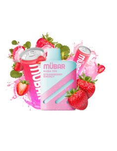 POD DESECHABLE MUBAR KUBA 700 - STRAWBERRY ENERGY | BENGALASPAIN