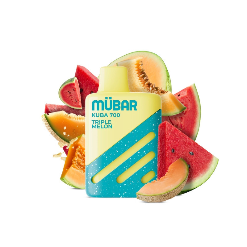 POD DESECHABLE MUBAR KUBA 700 - TRIPLE MELON | BENGALASPAIN