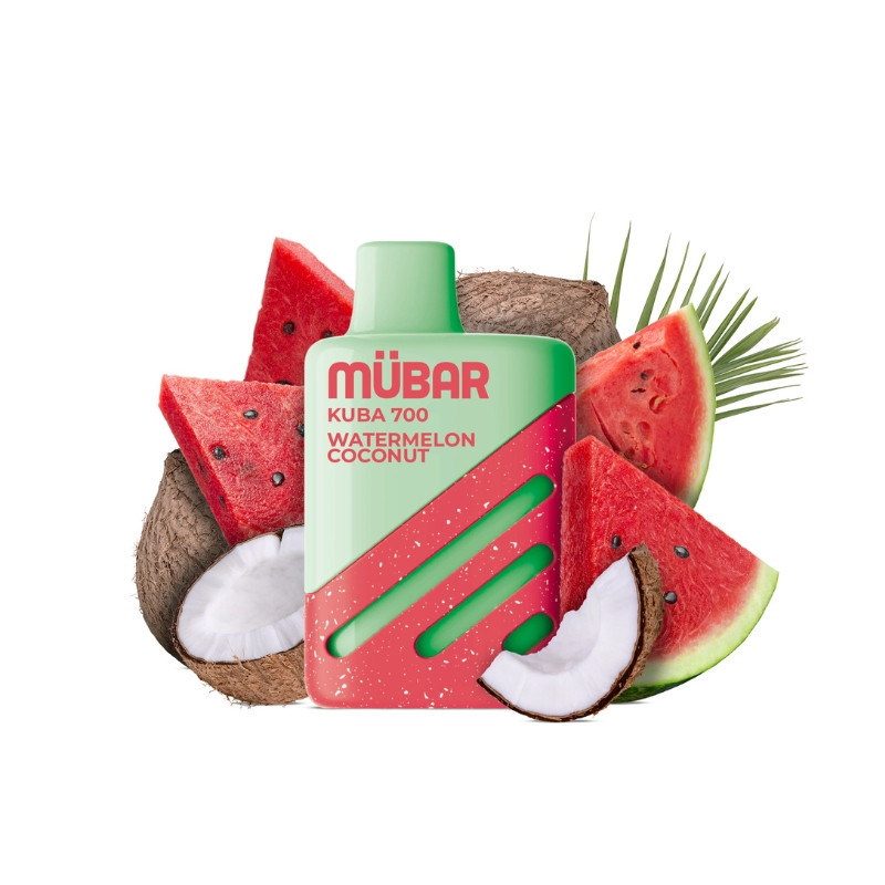 POD DESECHABLE MUBAR KUBA 700 - WATERMELON COCONUT | BENGALASPAIN