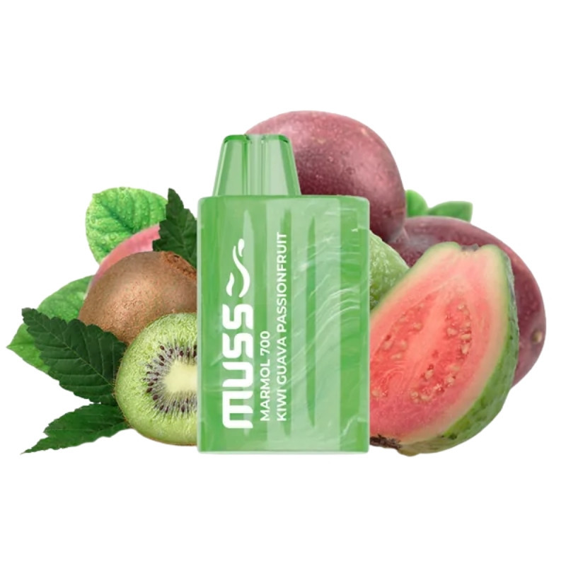 POD DESECHABLE MUSS MARMOL 700 - KIWI GUAVA PASSION FRUIT
