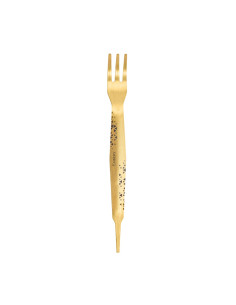 Tenedor Embery Fork Dorado de Acero Inoxidable | Accesorio Premium Resistente al Calor