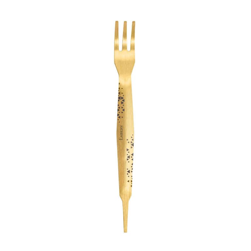 Tenedor Embery Fork Dorado de Acero Inoxidable | Accesorio Premium Resistente al Calor