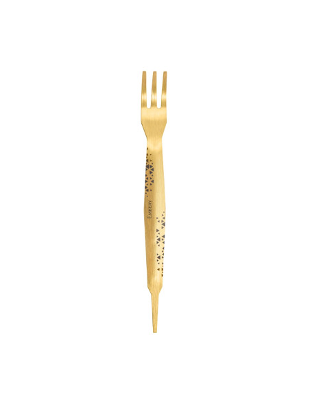 Tenedor Embery Fork Dorado de Acero Inoxidable | Accesorio Premium Resistente al Calor