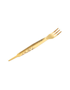 Tenedor Embery Fork Dorado de Acero Inoxidable | Accesorio Premium Resistente al Calor 2