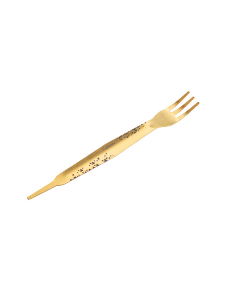 Tenedor Embery Fork Dorado de Acero Inoxidable | Accesorio Premium Resistente al Calor