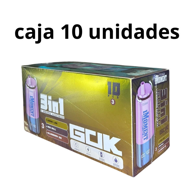 CAJA IMOMENT TURBO (LEMON LIME/RED BULL/BLUEBERRY ICE)