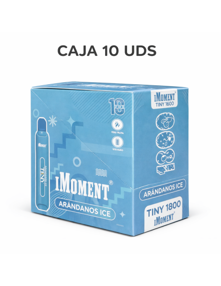 Caja iMoment Tiiny Blueberry Ice - 10 unidades | Bengala Spain