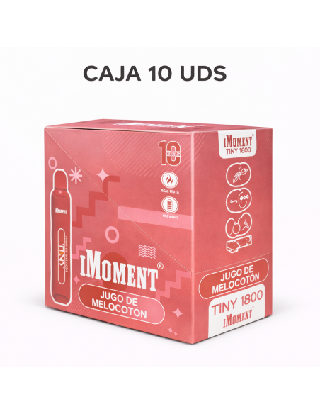 Caja iMoment Tiiny Peach Juice - 10 unidades | Bengala Spain