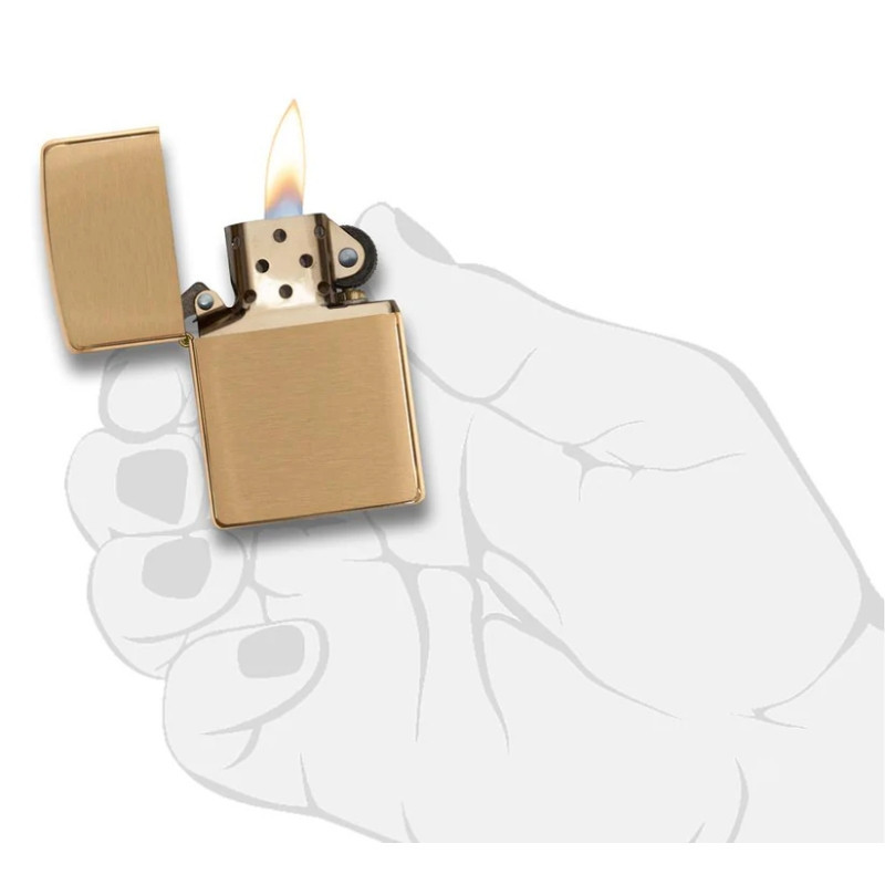 Mechero Zippo Brass Brushed original | Comprar online
