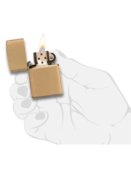 Mechero Zippo Brass Brushed original | Comprar online