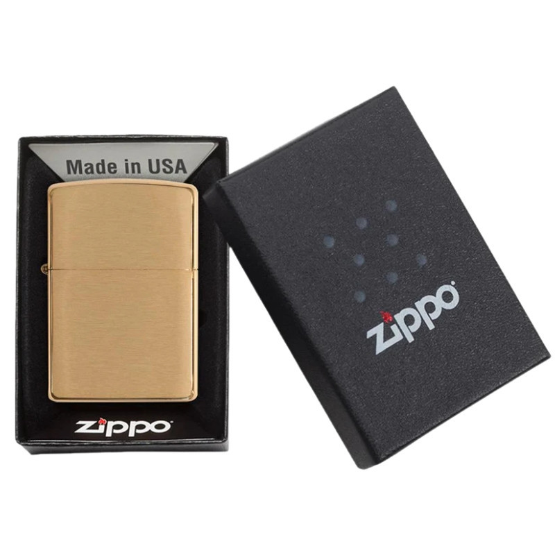 Mechero Zippo Brass Brushed original | Comprar online