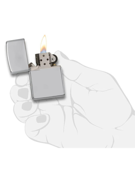 Mechero Zippo Chrome High Polished | Comprar online
