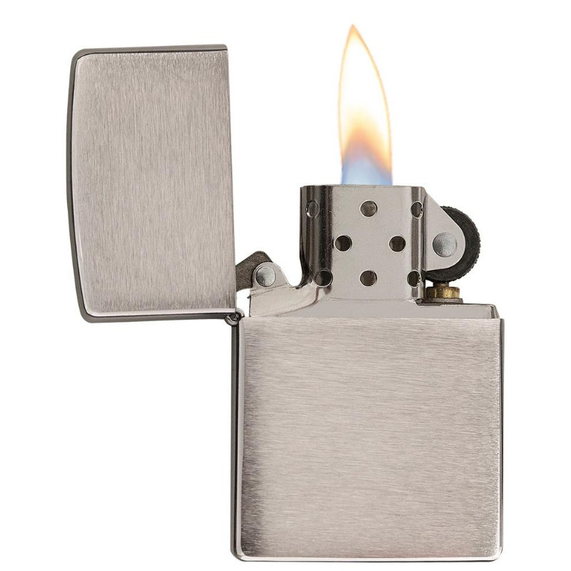 Mechero Zippo Chrome Brushed original | Comprar online