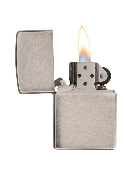 Mechero Zippo Chrome Brushed original | Comprar online