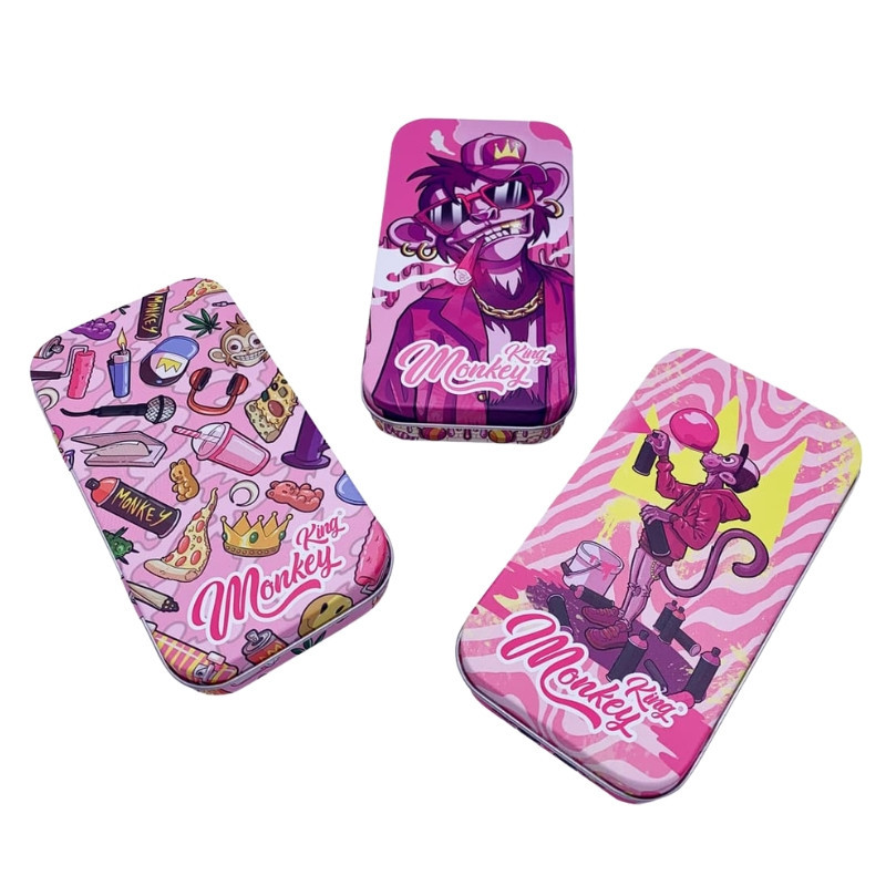 Caja metálica Monkey King Tin Pink | Comprar online