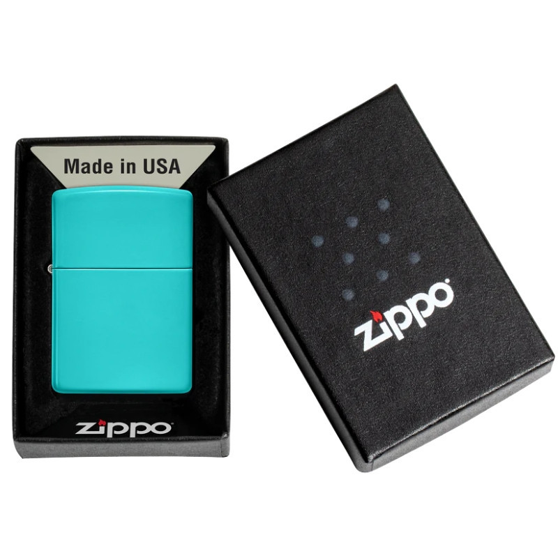 MECHERO ZIPPO FLAT TURQUOISE - COMPRA ONLINE