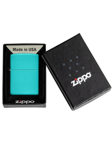 MECHERO ZIPPO FLAT TURQUOISE - COMPRA ONLINE
