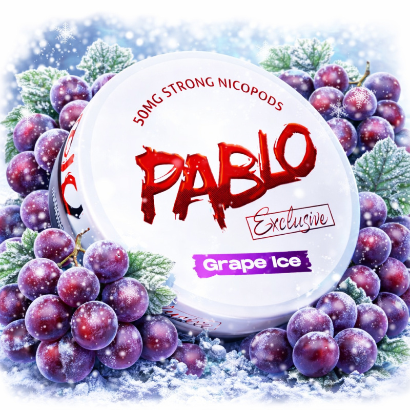 BOLSITA DE NICOTINA PABLO - GRAPE ICE | Bengala Spain