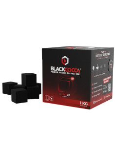 Carbón Natural Black Coco 1kg 26mm | Bengala Spain