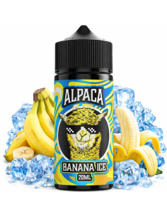 Alpaca Banana Ice Longfill 20ml | Aroma Frutal Helado