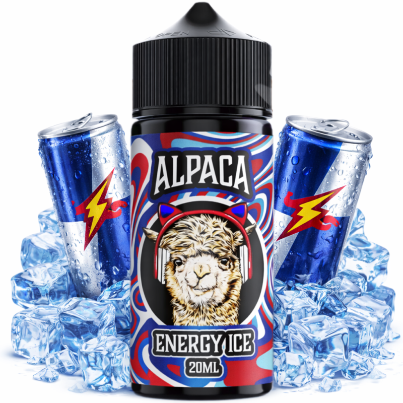 Alpaca Energy Ice Longfill 20ml | Aroma Bebida Helada