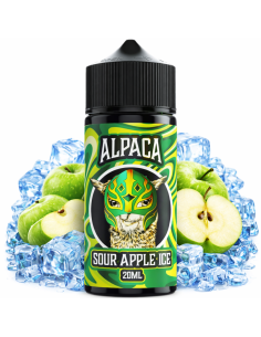 Alpaca Sour Apple Ice Longfill 20ml | Aroma Frutal Helado