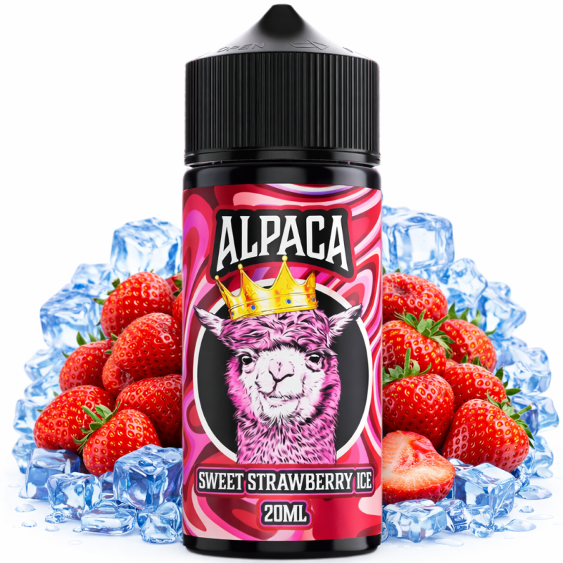 Alpaca Sweet Strawberry Ice Longfill 20ml | Aroma Frutal Helado