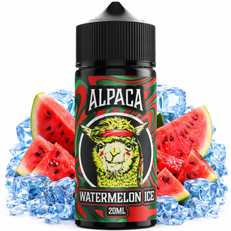 Alpaca Watermelon Ice Longfill 20ml | Aroma Frutal Helado