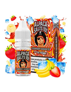 Strawberry Banana Ice Alpaca Salts 10ml | Sales de Nicotina Fresa y Platano
