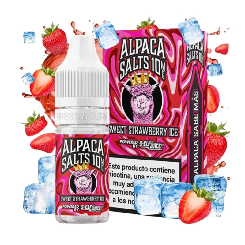 Sweet Strawberry Ice Alpaca Salts 10ml | Sales de Nicotina Fresa