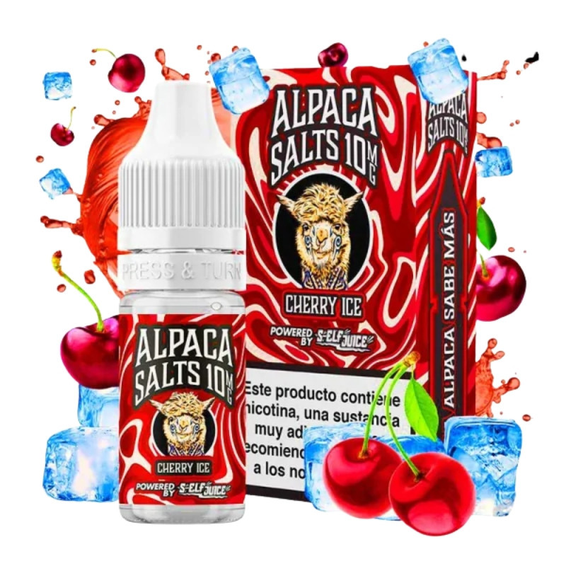 Cherry Ice Alpaca Salts 10ml | Sales de Nicotina Cereza